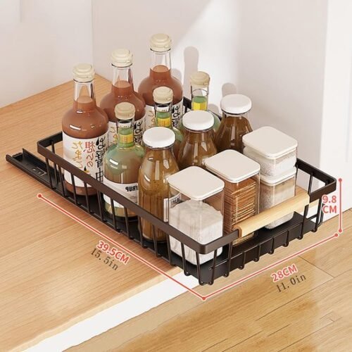 550x550-34635.jpg Unyqoos® Uittrekbare metalen lade-organizer voor keuken en badkamer, set van 2