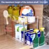 Unyqoos® Multifunctioneel Keuken- en Badkamerrek met Uittrekbare Lade en Opbergruimte