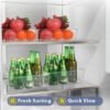 Unyqoos® Stapelbare keukenorganizers met uitneembare vakken voor optimale keukenindeling