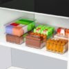 Unyqoos® Stapelbare keukenorganizers met uitneembare vakken voor optimale keukenindeling
