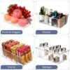 Unyqoos® Stapelbare keukenorganizers met uitneembare vakken voor optimale keukenindeling