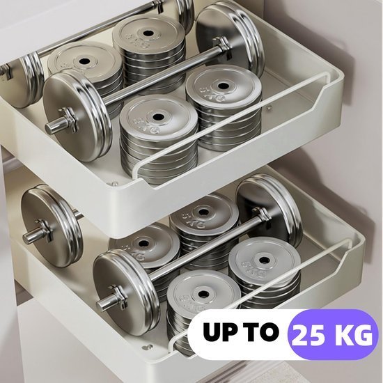 550x550-34680.jpg Unyqoos® Uittrekbare keukenlade zonder boren voor optimale kastorganisatie