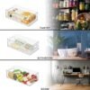 550x550-34703.jpg Unyqoos® Set van 6 transparante opbergdozen voor koelkast en keukenorganisatie