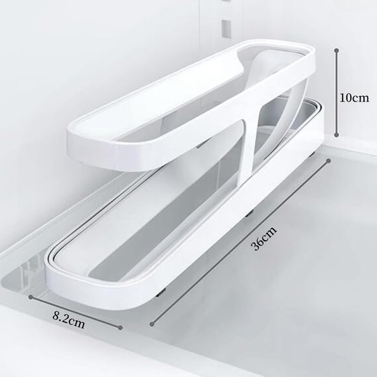 Unyqoos® Innovatieve automatische eierhouder voor efficiënte organisatie in de koelkast