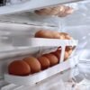 Unyqoos® Innovatieve automatische eierhouder voor efficiënte organisatie in de koelkast