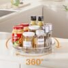 550x550-34789.jpg Unyqoos® Transparante Draaiplateau Set van 2 voor Efficiënte Keukenorganisatie
