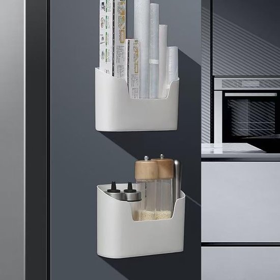 550x550-34817.jpg Unyqoos® Set van twee zelfklevende wandopbergboxen voor keuken en badkamer