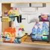 550x550-34844.jpg Unyqoos® Verstelbare Keukenkastorganizer met Uittrekbare Manden en Extra Opbergruimte voor Badkamer en Wastafel