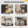 550x550-34845.jpg Unyqoos® Verstelbare Keukenkastorganizer met Uittrekbare Manden en Extra Opbergruimte voor Badkamer en Wastafel