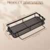 Unyqoos® Handige keukenorganizer met afneembare lekbak en haken voor optimaal gebruik