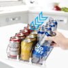 Unyqoos® Ruimtebesparende drankorganizer voor koelkast met automatische toevoer