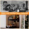 Unyqoos® Multifunctionele Keuken- en Badkamer Organizer met Uittrekbare Lades en Haken voor Optimaal Gebruiksgemak