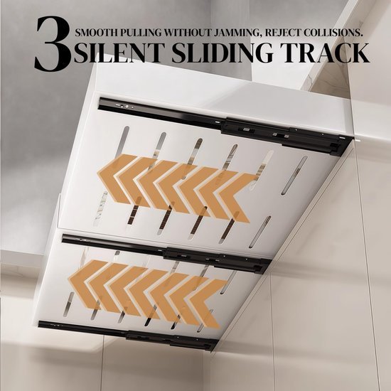 550x550-34922.jpg Unyqoos® Uittrekbare lade organizer voor keukenkast met verstelbare breedte en eenvoudige montage