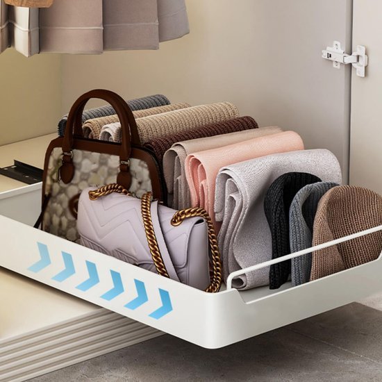 Unyqoos® Uitschuifbare keuken- en badkamerlade met eenvoudige installatie en stille werking