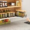 550x550-35042.jpg Unyqoos® Uittrekbaar Metalen Kruidenrek en Organisator voor Keuken en Badkamer