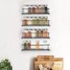 550x550-35064.jpg Unyqoos ® Kruidenrek met Vier Niveaus voor Muurmontage en Vrijstaand Gebruik, Elegant en Functioneel Keukenrek