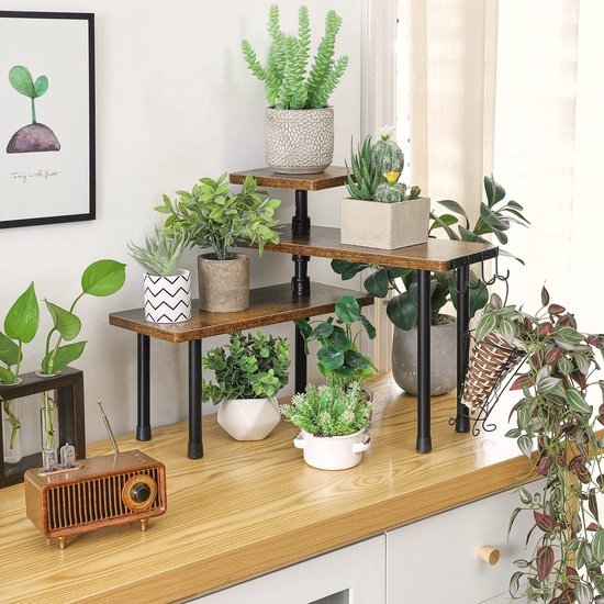 550x550-35154.jpg Unyqoos ® Ruimtebesparend Hoekrek met Verstelbare Planken en Haken voor Keuken en Badkamer