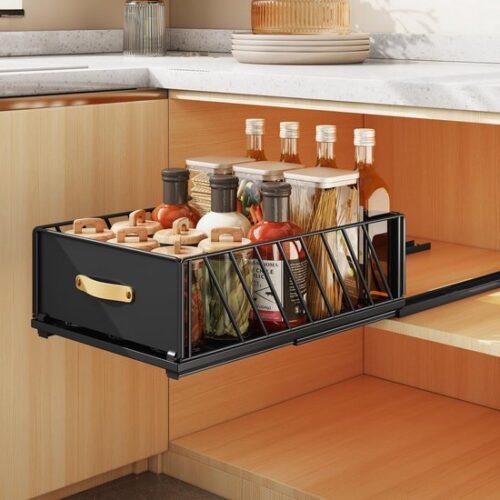 550x550-35171.jpg Unyqoos ® Uittrekbare Telescopische Kastlade voor Maximale Organisatie in Keuken en Badkamer