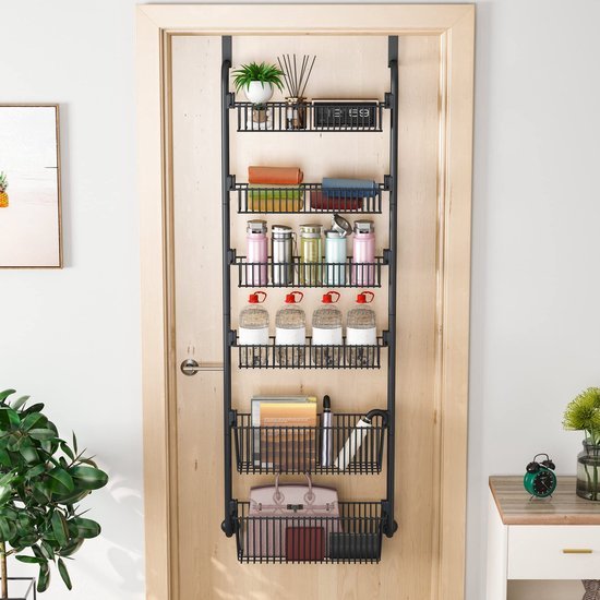 550x550-35211.jpg Unyqoos® Multifunctionele Hangende Organizer voor Keuken en Badkamer met Zes Manden en Haken
