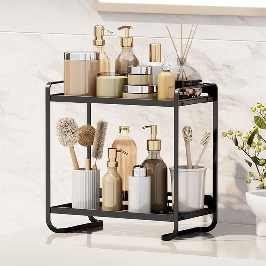 550x550-35267.jpg Unyqoos® Stijlvolle Twee-laagse Make-up en Cosmetica Organizer voor Badkamer en Slaapkamer