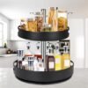 Unyqoos® Innovatieve 360 Graden Draaibare Kruiden- en Keukenorganizer met Dubbele Lagen voor Veelzijdig Gebruik
