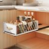 Unyqoos ® Telescopische Uittrekbare Lade Organisator voor Keuken en Badkamer Zonder Gereedschap