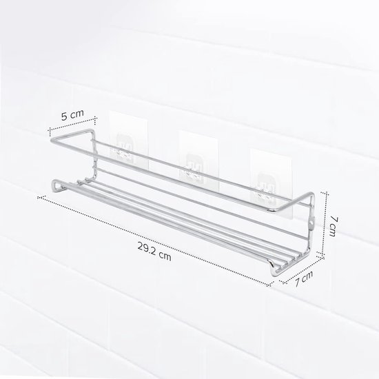 Unyqoos® Kruidenrek voor Wandmontage: Stijlvol, Praktisch en Ruimtebesparend Keukenaccessoire