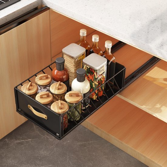 550x550-35387.jpg Unyqoos ® Uittrekbare Telescopische Keuken- en Badkamer Lade Organizer voor Efficiënte Opbergruimte in Kasten