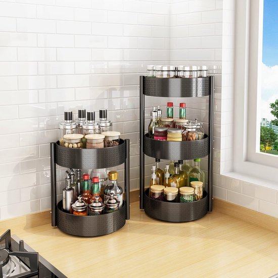 550x550-35445.jpg Unyqoos® Praktische Draaitafel Keukenorganizer voor Kruiden en Meer