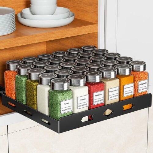 550x550-35492.jpg Unyqoos® Uittrekbaar Kruidenrek voor Optimale Keukenorganisatie en Ruimtebesparing in Huis
