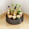 Unyqoos® Ruimtebesparend Draaiplateau Keukenorganizer voor Kruiden en Cosmetica van Koolstofstaal