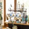 550x550-35580.jpg Unyqoos® Ruime Metalen Kruidenrek Set met Drie Niveaus voor Wandmontage in Keuken en Badkamer