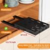 Unyqoos® Kruidenrek Uittrekbaar Keukenorganizer Telescopische Lade Voor Optimale Kastindeling