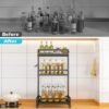 Unyqoos® Kruidenrek Met Meerdere Niveaus Voor Optimale Keukenorganisatie En Ruimtebesparing