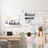 Unyqoos® Veelzijdige Magnetische Keuken- en Huishoud Organizer Set met 3 Planken en 8 Haken voor Efficiënte Opslag