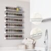 Unyqoos® Drievoudig kruidenrek voor keuken of badkamer met wandmontage optie