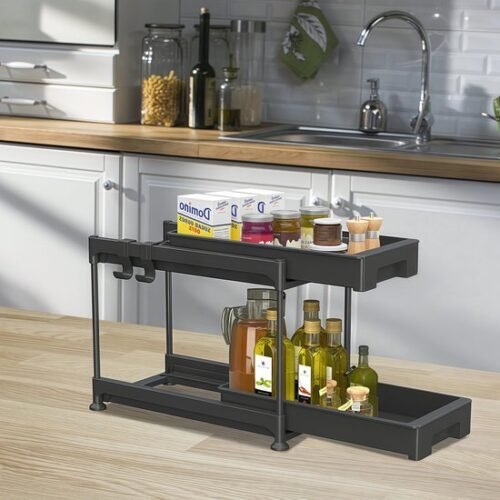 550x550-35730.jpg Unyqoos® Veelzijdige en Ruimtebesparende Organizer met Twee Lagen voor Keuken en Badkamer