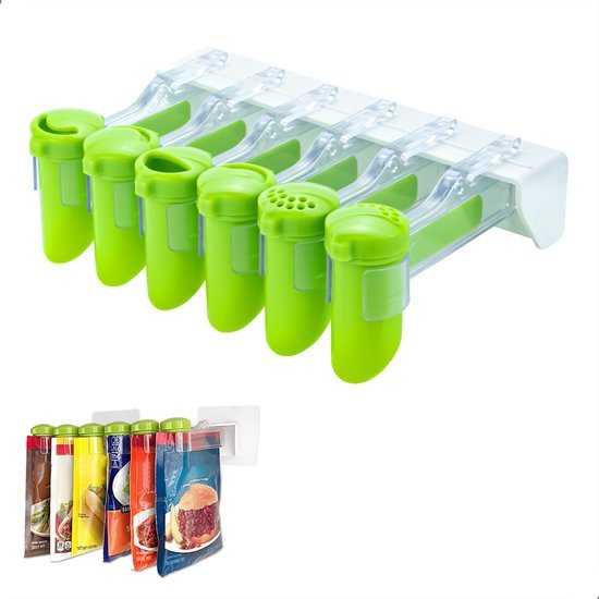 550x550-35764.jpg Unyqoos® Ruimtebesparend kruidenrek met clips voor eenvoudige muurmontage