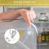 Unyqoos® Draaibare en transparante tafelorganizer voor efficiënte keukenopslag