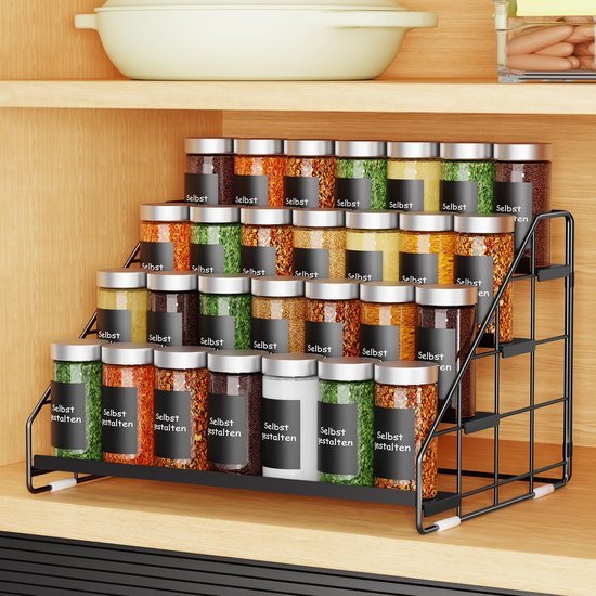 550x550-35894.jpg Unyqoos® Verstelbaar staand kruidenrek met vier lagen voor keuken en badkamer