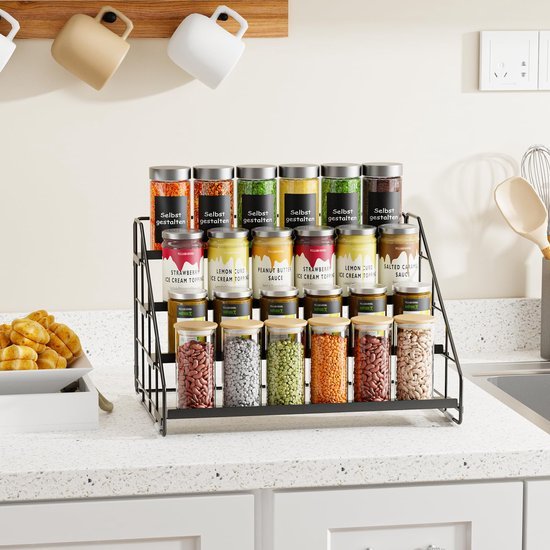 550x550-35896.jpg Unyqoos® Verstelbaar staand kruidenrek met vier lagen voor keuken en badkamer