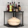 550x550-35912.jpg Unyqoos® Ruimtebesparend keukenhoekrek met twee lagen voor efficiënte opslag van potten en pannen
