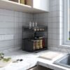 550x550-35953.jpg Unyqoos® Ruimtebesparende Dubbel Laags Organizer voor Keuken, Badkamer en Slaapkamer met Uittrekbare Mand