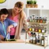 Unyqoos® Flexibel en Ruim 3-Laags Opbergrek voor Keuken, Badkamer en Slaapkamer