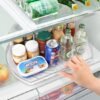 Unyqoos® Rechthoekige draaibare organizer met afneembare verdelers voor keuken en badkamer