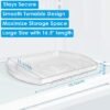 Unyqoos® Rechthoekige draaibare organizer met afneembare verdelers voor keuken en badkamer