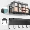 Unyqoos® Magneet Keukenorganizer Set met Keukenrolhouder en Haakjes voor Koelkast en Wandmontage