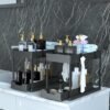 Unyqoos® Functionele Opbergoplossing voor Keuken en Badkamer met Uittrekbare Lade en Haken