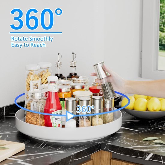 550x550-36226.jpg Unyqoos® Praktische 33 cm Draaitafel Organizer voor Keuken, Badkamer en Meer