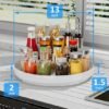 550x550-36227.jpg Unyqoos® Praktische 33 cm Draaitafel Organizer voor Keuken, Badkamer en Meer